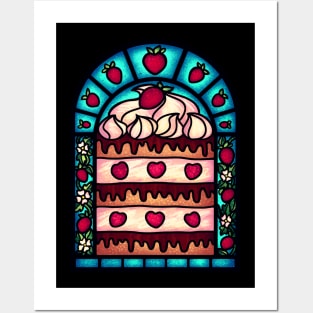 Strawberry Cake Posters and Art